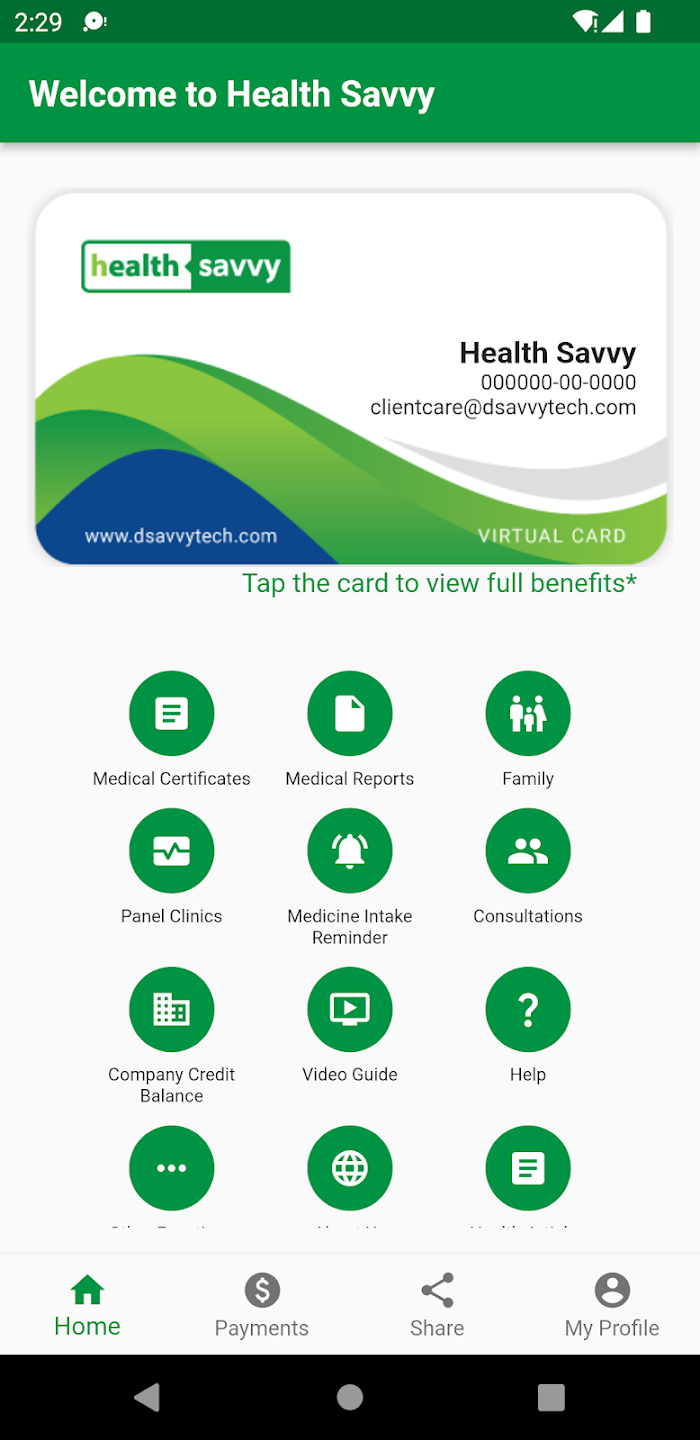 Health Savvy app screenshot 2
